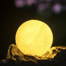 Lua Lumin谩ria 3D (com Stand em Madeira)