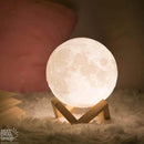 Lua Lumin谩ria 3D (com Stand em Madeira)