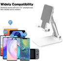 PROMOÇÃO!Atualizar!Suporte Para Celular e Tablet Dobrável Portátil Ajustável Apoio Mesa