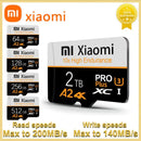 Original Xiaomi Memory Card 1TB 2TB High Speed Micro TF SD Card 512GB SD Card V60 U3 TF Card For Nintendo Switch Ps4 Ps5 Game
