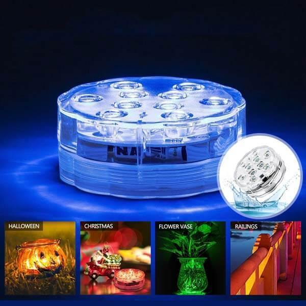 Luz Aqu谩tica RGB com Controle Remoto