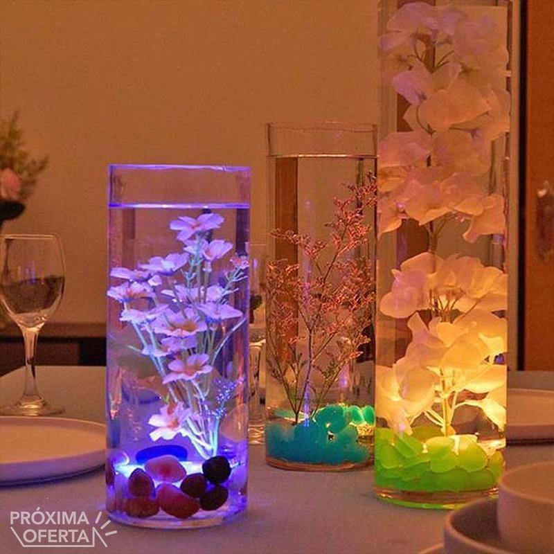 Luz Aqu谩tica RGB com Controle Remoto