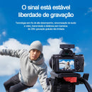 Wireless Lavalier Microphone Mini Portable Noise Reduction Audio Video Recording Microphone For iPhone Android With Charging Box